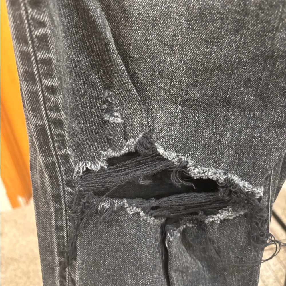 AE77 Distressed Mom Jeans- sold out online! - Picture 3 of 4
